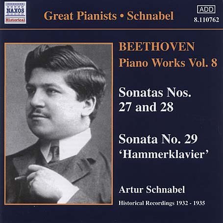 Cover for Artur Schnabel · BEETHOVEN: Piano Works Vol.8 (CD) (2004)
