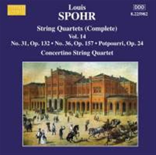 Cover for Spohr / Moscow Philharmonic Concertino Quartet · String Quartets 14 (CD) (2011)