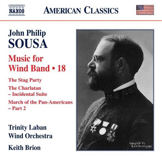 Music for Wind Band 18 - J.P. Sousa - Música - NAXOS - 0636943981221 - 1 de março de 2019
