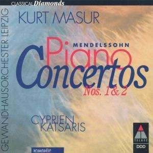 Cover for Cyprien Katsaris · Mendelssohn:Piano Concertos1&amp;2 (CD)