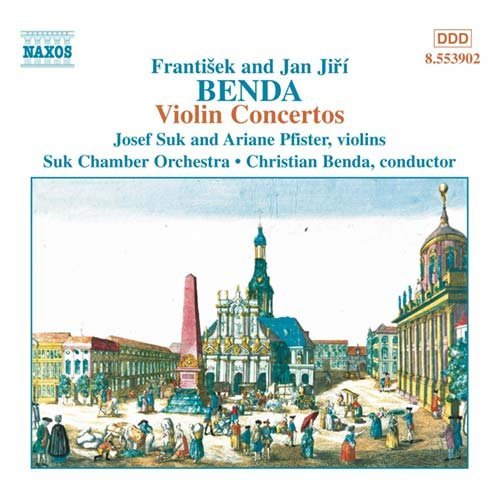 Cover for Benda, J.J. &amp; F. · Violin Concertos 1 (CD) (2001)