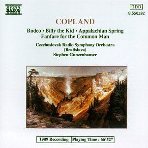 Cover for Copland / Gunzenhauser · Rodeo / Billy the Kid / Appalachian Spring (CD) (1992)