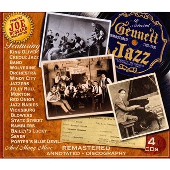 Cover for Gennett Jazz / Various · Gennett Jazz (CD) [Remastered edition] [Box set] (2009)