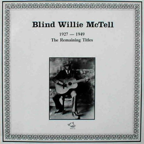 Cover for Blind Willie Mctell · 1927-1949 (CD) (2009)
