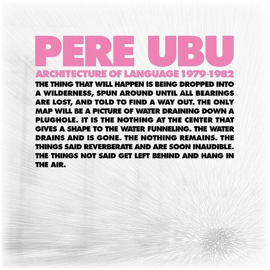 Cover for Pere Ubu · Architecture Of Language: 1979-1982 (CD) (2023)
