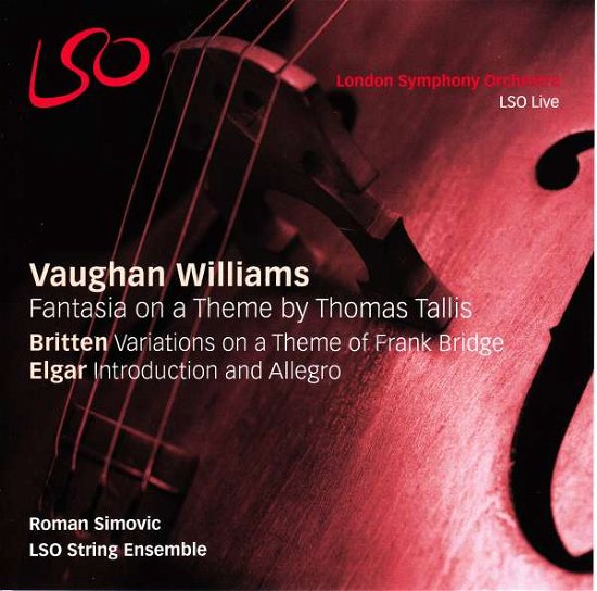 Cover for Lso String Ensemble Simovic · Williams Fantasia On A Theme By Thomas (CD) (2017)