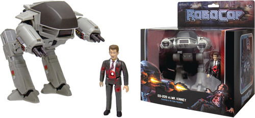 Robocop Reaction Figure - 2-Pack (Ed-209 And Mr. Kinney) - Robocop - Merchandise - SUPER 7 - 0840049806221 - 20. maj 2021