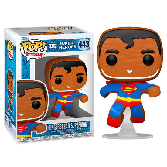 DC COMICS HOLIDAY - POP NÂ° 443 - Gingerbread Supe - P.Derive - Merchandise - Funko - 0889698643221 - May 1, 2021