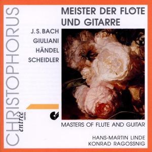 Masters of Flute & Guitar - Bach / Linde / Ragossnig - Muziek - CHRISTOPHORUS - 4010072001221 - 1 oktober 1992