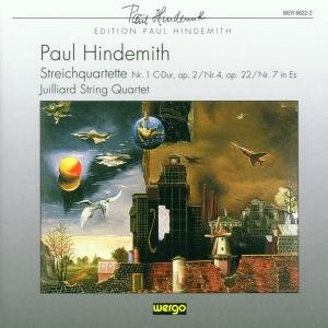 Cover for Hindemith / Julliard Quartet · String Quartets Nos1, 4 &amp; 7 (CD) (1998)