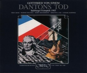 Cover for Adam / Hollweg / Gahmlich / Hiestermann / Zagrosek / ORFSO/+ · V.einem: Dantons Tod *d* (CD) (1989)