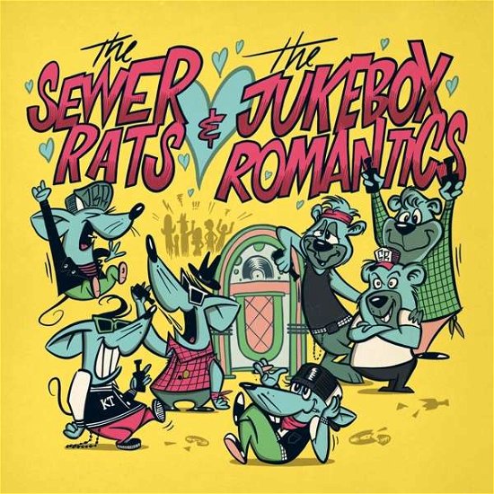 Cover for Sewer Rats The/ Jukebox Romantcs The · Split (SCD) [EP edition] (2018)