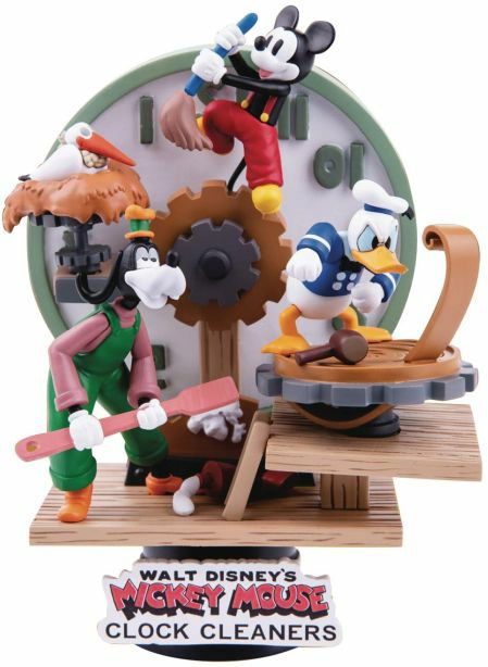 Disney DStage Mickey Mouse Clock Cleaners Figurine - Disney DStage Mickey Mouse Clock Cleaners Figurine - Merchandise - BEAST KINGDOM - 4710586068221 - May 27, 2020