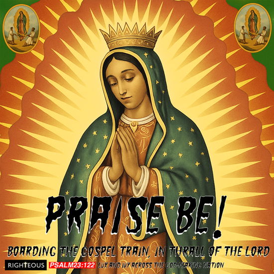 Cover for Compilation · Praise Be! Boarding the Gospel Train, in Thrall of the Lord - Lux and Ivy Dig the God-fearing Nation (CD) (2025)