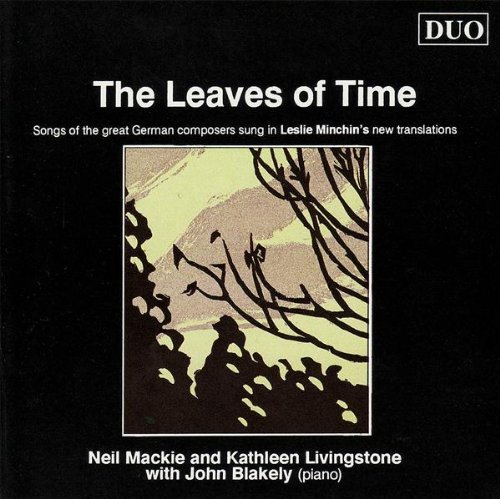 Cover for J. Brahms · Leaves Of Time: Songs In English (CD) (2009)