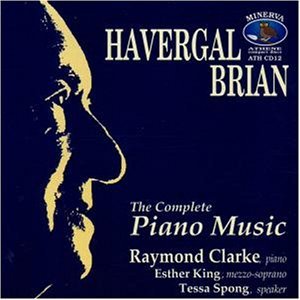 Cover for Brian / Clarke / King / Spong · Complete Piano Music (CD) (1998)