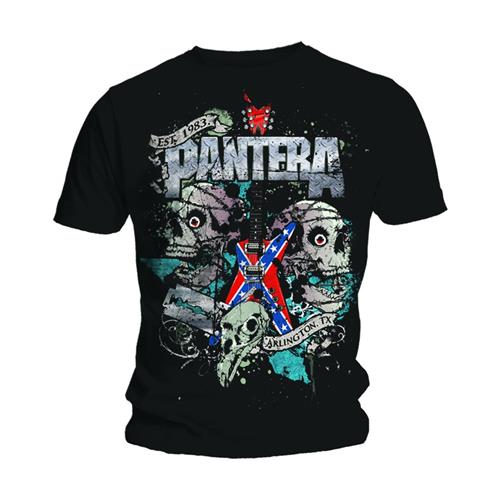 Pantera Unisex T-Shirt: Texas Skull - Pantera - Merchandise - ROFF - 5023209350221 - 16. januar 2015