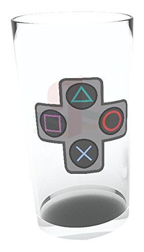 Cover for Gb Eye Limited · PLAYSTATION - Large Glasses 500ml - Buttons (MERCH) (2019)