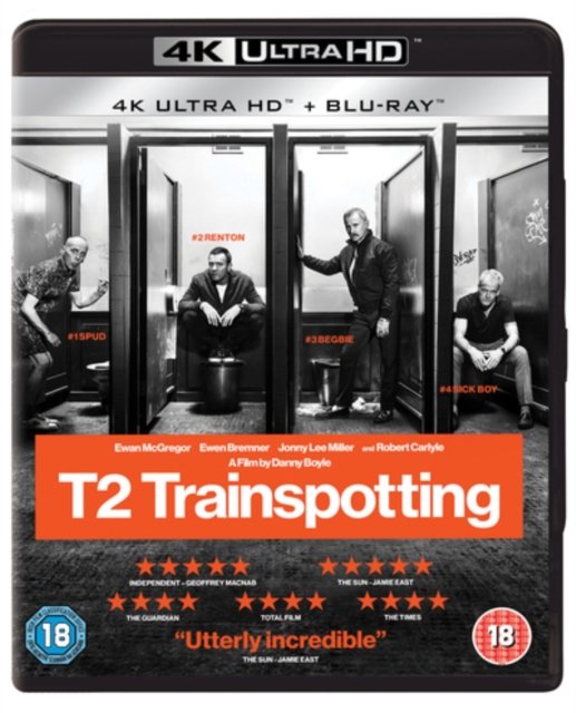 Cover for T2 Trainspotting (4k Blu-ray) · T2 Trainspotting (4K Ultra HD) (2019)