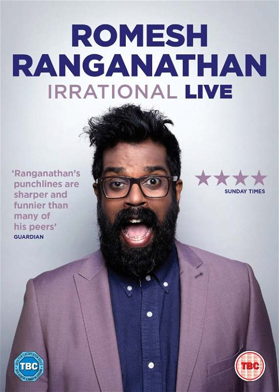 Cover for Romesh Ranganathan Irrational Live DVD · Romesh Ranganathan (DVD) (2016)