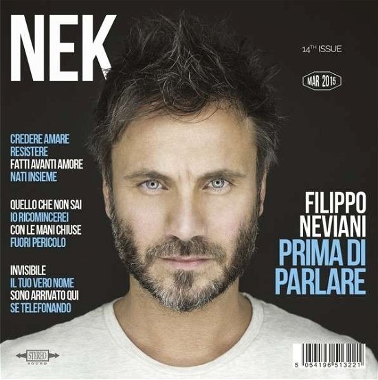 Cover for Nek · Prima Di Parlare (CD) (2015)