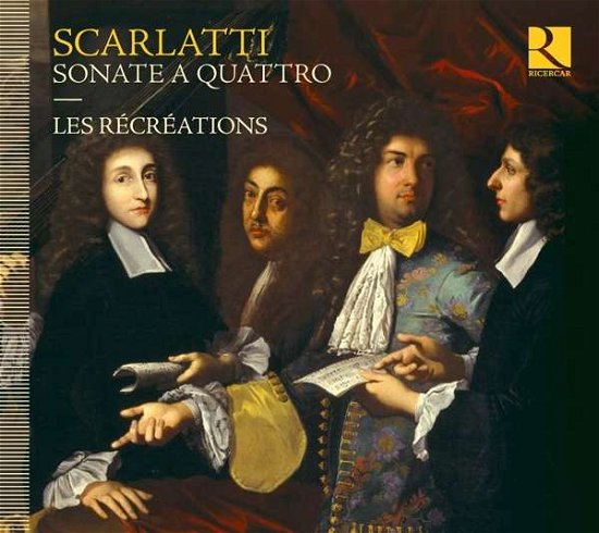 Cover for Les Recreations · Alessandro, Francesco &amp; Domenico Scarlatti: Sonate a Qu (CD) (2021)