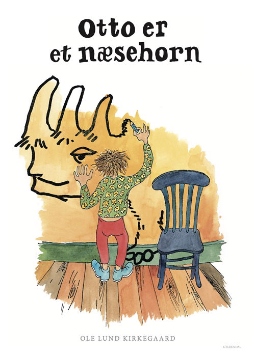 Cover for Ole Lund Kirkegaard · Plakat, Otto er et næsehorn (Poster) [1st edition] (2018)