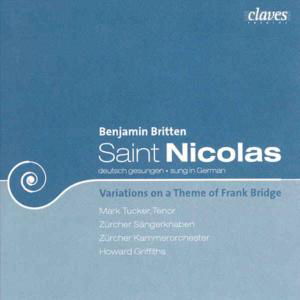 Cover for B. Britten · Saint Nicolas-cantata Op. (CD) (2003)