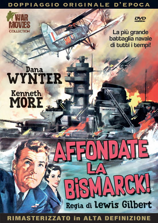 Cover for Cast · Affondate La Bismarck! (1960) (DVD)