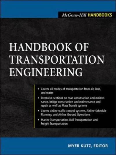 Cover for Myer Kutz · Handbook of Transportation Engineering (Hardcover Book) [Ed edition] (2003)