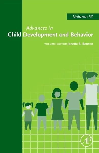 Cover for Benson · Advances in Child Development and Behavior (Hardcover Book) (2017)