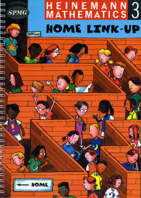 Cover for Scottish Primary Maths Group SPMG · Heinemann Maths 3: Home Link-Up - HEINEMANN MATHS (Spiral Book) (1997)