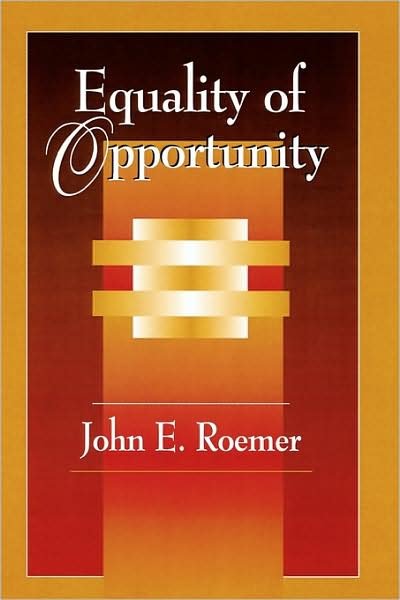 Cover for John E. Roemer · Equality of Opportunity (Paperback Book) (2000)