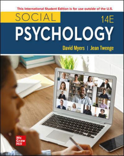 Cover for David Myers · Social Psychology ISE (Taschenbuch) (2021)