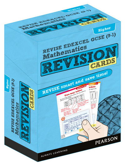 Cover for Harry Smith · Pearson REVISE Edexcel GCSE Maths (Higher): Revision Cards incl. online revision, quizzes and videos - for 2025 and 2026 exams - Pearson Revise (Book) (2016)