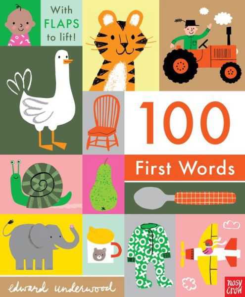 Cover for Nosy Crow · 100 First Words (Board book) (2019)