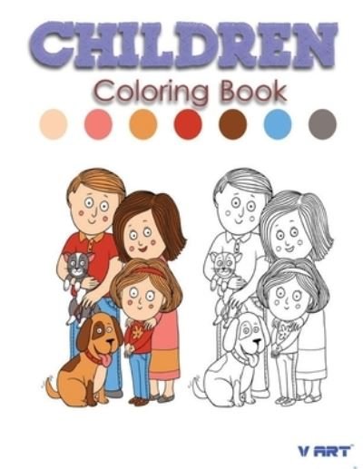Cover for V Art · Children Coloring Book (Paperback Book) (2017)