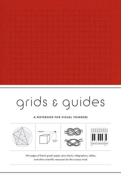 Cover for Princeton Architectural Press · Grids &amp; Guides (Red) Notebook: A Notebook for Visual Thinkers - Grids &amp; Guides (Papperier) (2015)