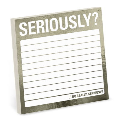 Cover for Knock Knock · Knock Knock Seriously Metallic Sticky Notes (Print) (2019)