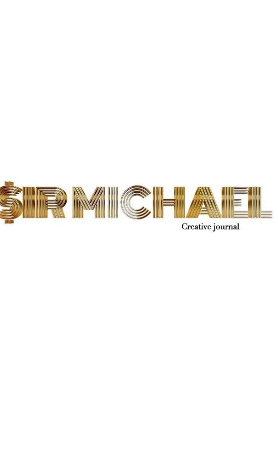Cover for Sir Michael Huhn · Gold graphic sir Michael branded Blank page Creative Note journal: Gold graphic sir Michael branded Blank Creative Note journal (Hardcover bog) (2020)