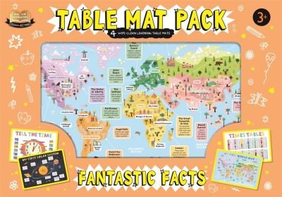 Cover for Autumn Publishing · Table Mat Pack: Fantastic Facts - Help With Homework Table Mat Pack (Landkarten) (2022)