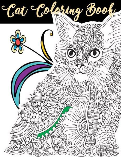 Cover for Jane Boston · Cat Coloring Book (Paperback Book) (2018)