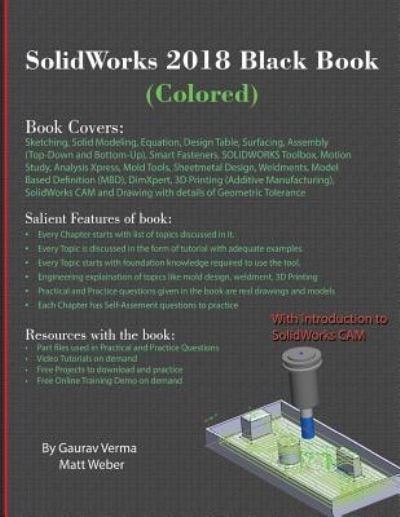 Cover for Gaurav Verma · SolidWorks 2018 Black Book (Paperback Book) [Coloured edition] (2017)