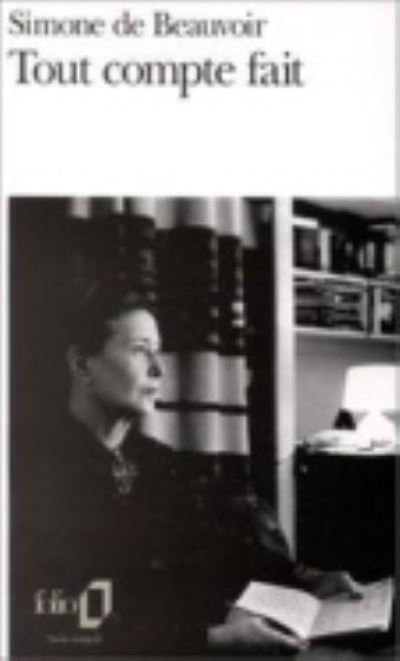 Cover for Simone de Beauvoir · Tout compte fait (Paperback Bog) (1978)