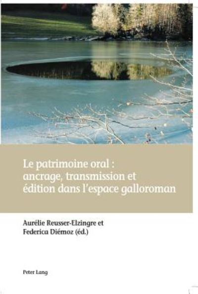 Cover for Le patrimoine oral: ancrage, transmission et edition dans l'espace galloroman (Paperback Book) (2016)