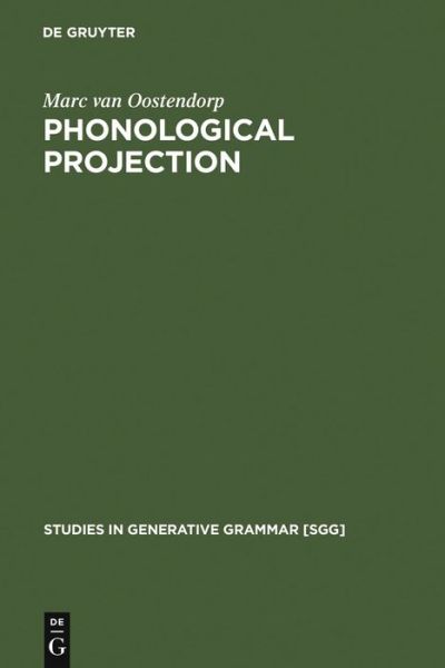 Cover for Oostendorp · Phonological Projection (Book) (2000)