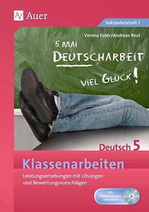 Cover for Verena Euler · Klassenarbeiten Deutsch 5 (Pamphlet) (2011)