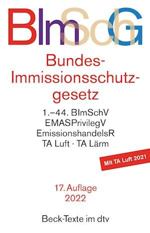 Cover for Dtv Verlagsgesellschaft · Bundes-Immissionsschutzgesetz (Pocketbok) (2021)