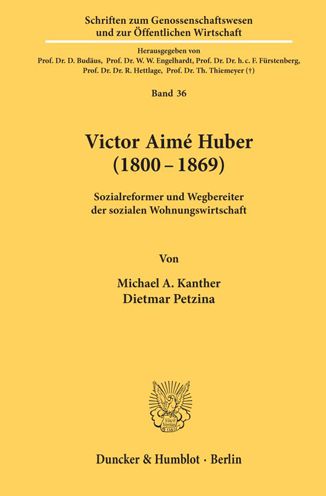 Cover for Kanther · Victor Aimé Huber (1800-1869). (Book) (2000)