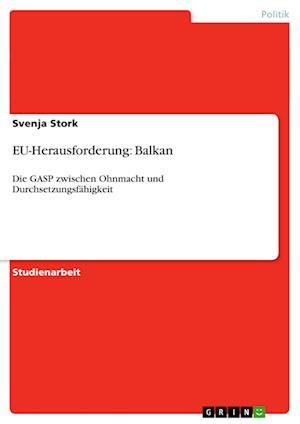 Cover for Stork · EU-Herausforderung: Balkan (Bog) [German edition] (2013)
